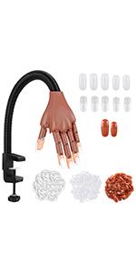 Practice Hand for Acrylic Nails