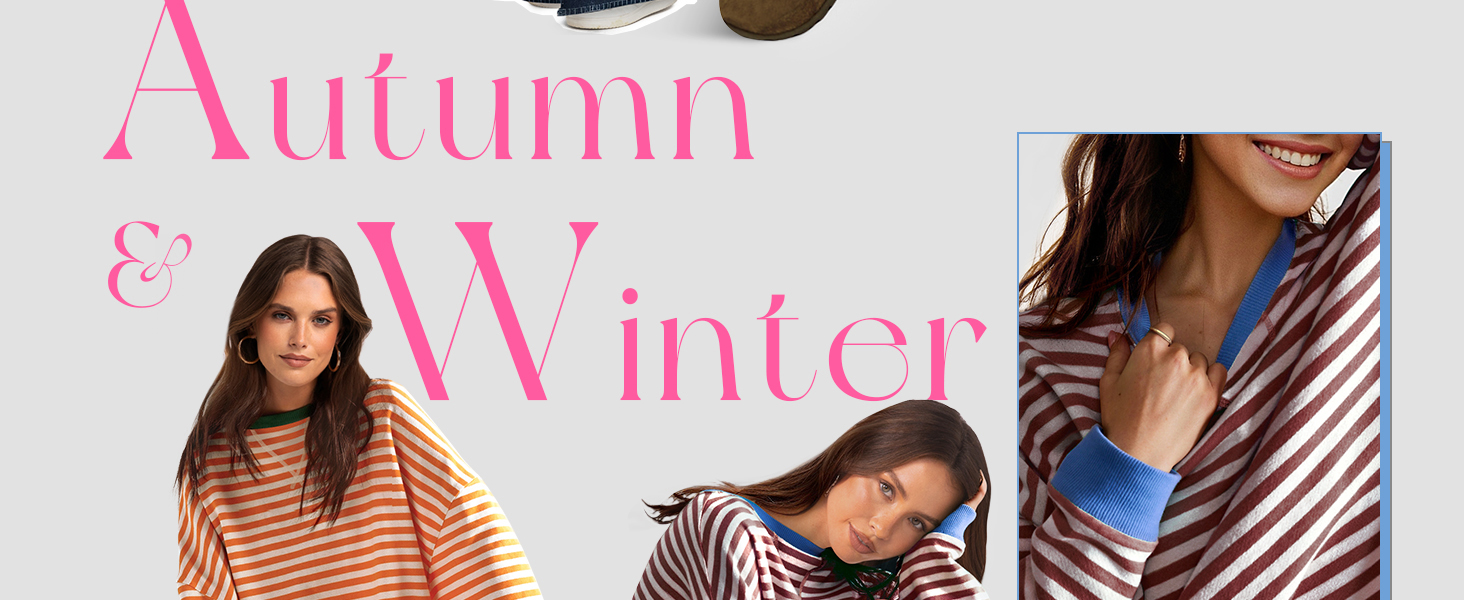 striped free people sweatshirt