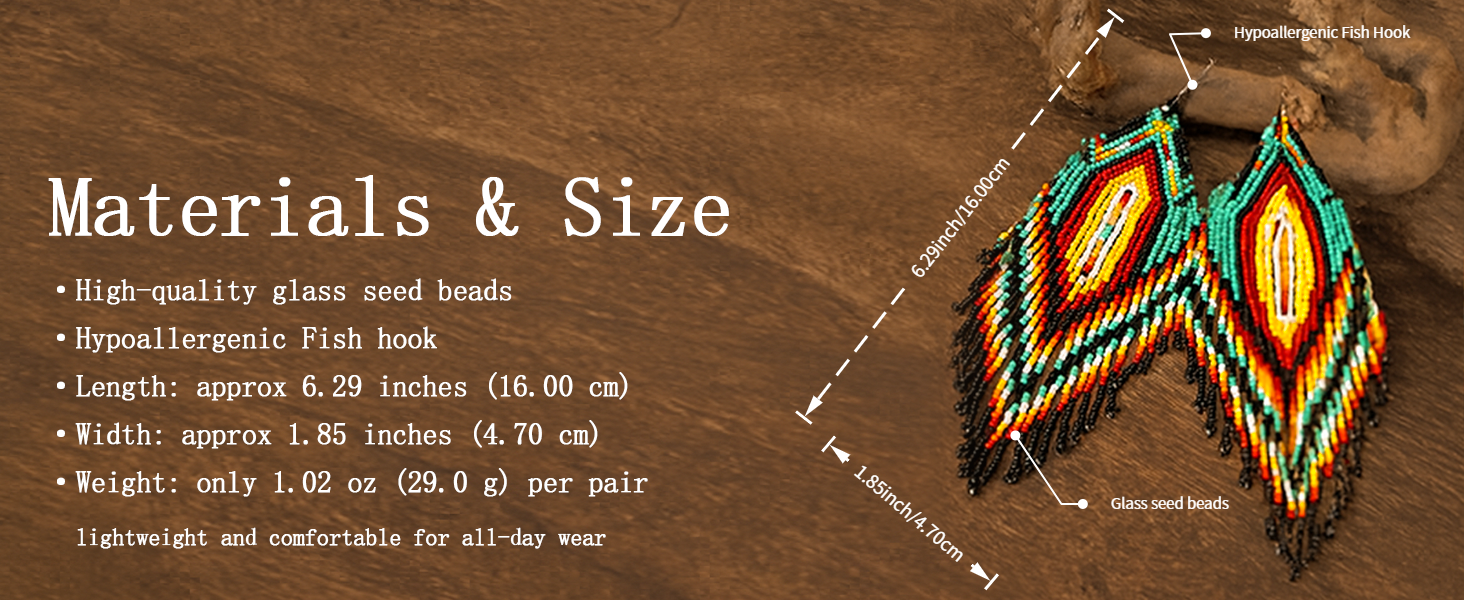 materiale &amp; size