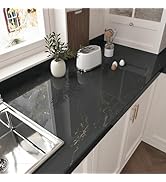 STICKEEP Gold Black Marble Contact Paper 17.71