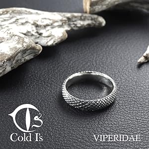 Cold I's コールドアイズ シルバー 蛇リング Cold I's,コールドアイズ,Japanese Rat Snake Ring,- SILVER SHIELD