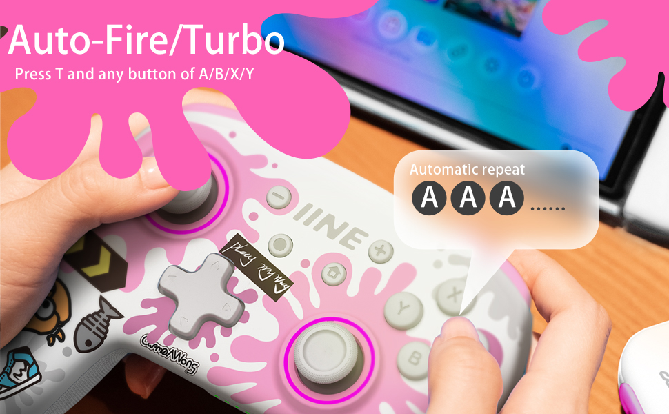 IINE Wireless Pro Controller Gamepad Compatible with Nintendo Switch