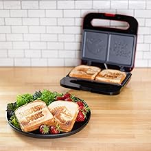 Uncanny Brands Jurassic Park Grilled  Cheese Maker- Panini Press and Compact Indoor Grill-