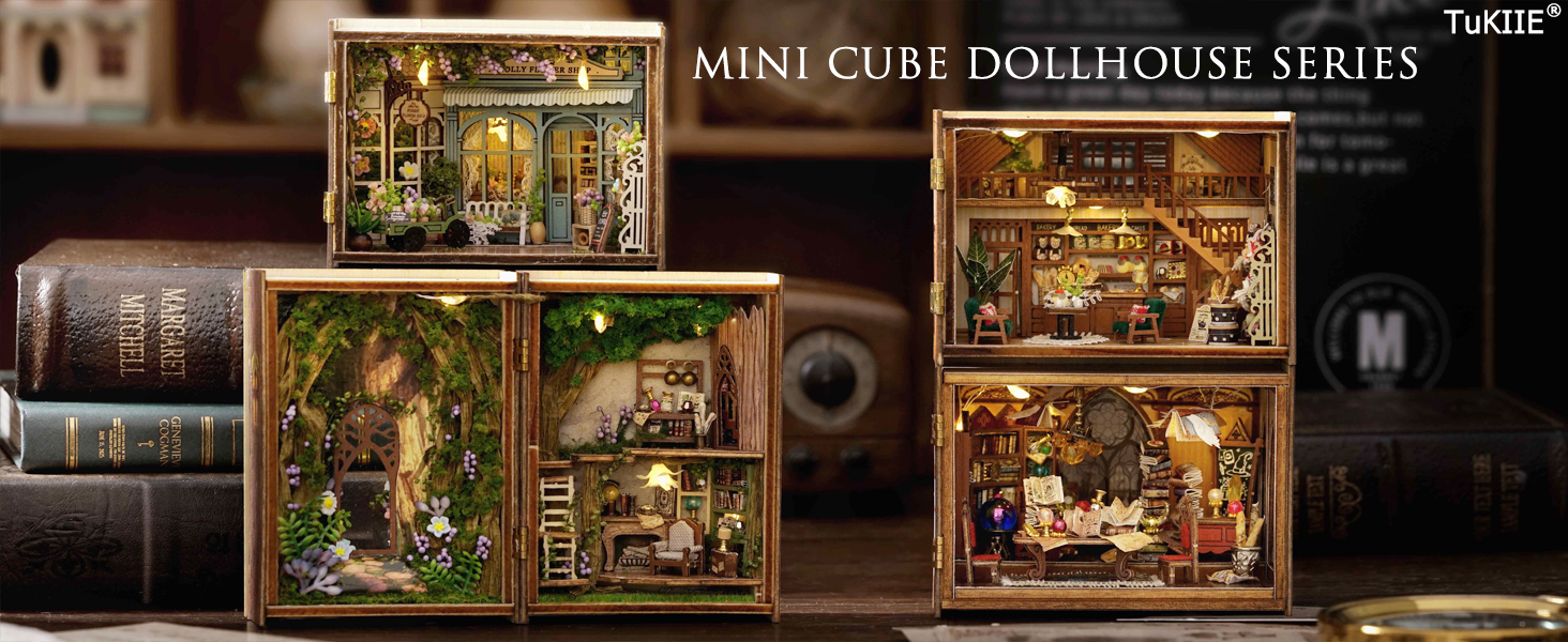 diy miniature dollhouse kit forest wonderland magical fate molly garden bagel time