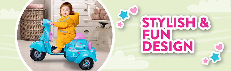 Kid Trax 6V Starlight Scooter