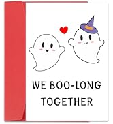 Boo Basket Stuffers for Women Him Her Men Adult Halloween Cards for Boyfriend Girlfriend Hallowee...
