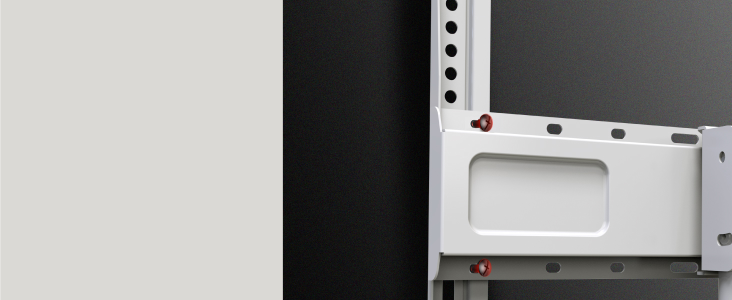 用螺丝牢固地固定。