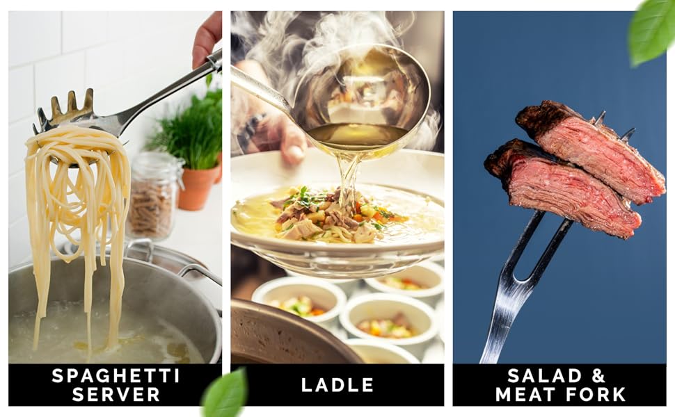 Kitchen Utensils set, cooking utensils for kitchen, metal cooking utensils, utensils set