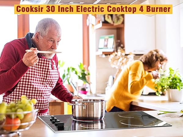 30 inch electric cooktop