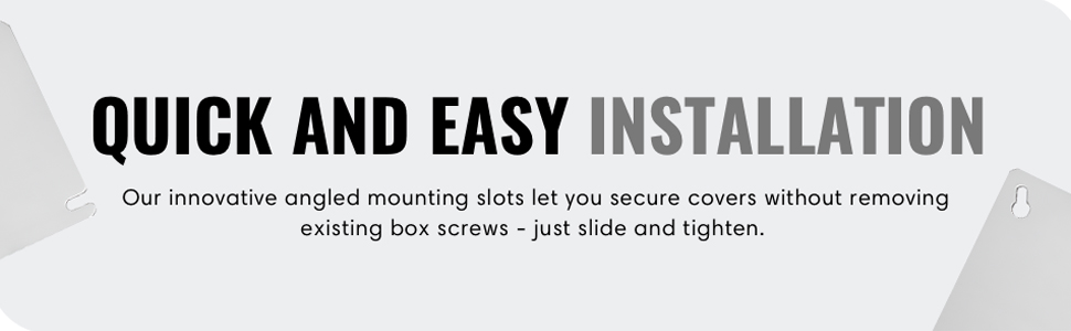 Plaster Ring Mud Ring, Blank Wall Plate Cover, Junction Box Blank Outlet Cover, Blank Electric Box