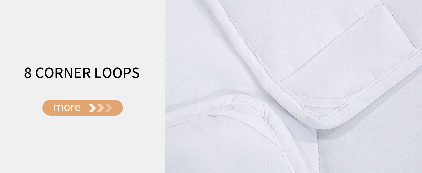 HOMBYS White 136x120 Alaskan King Size Comforter for All Season, Extra Large Down Alternative Bed Comforter with Corn 6204c1cd Ea46 438f 94f4 323d2c2f509f. CR0,0,1464,600 PT0 SX1464 V1