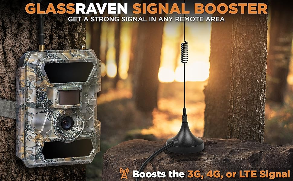 Signal Antenna Booster for 3G 4G LTE Cellular Trail Cameras