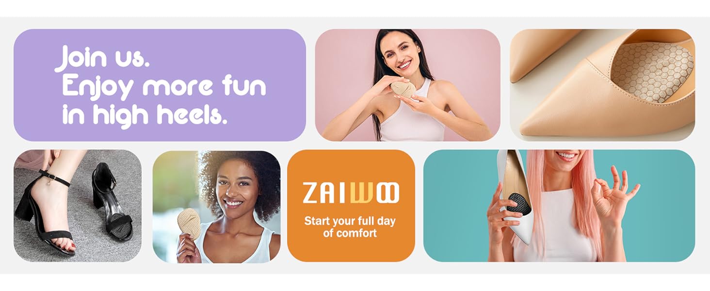 ball of foot cushions for heels