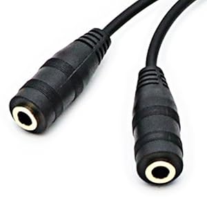 Amazon | XSAJU イヤホン分岐ケーブル 2本セット イヤホン