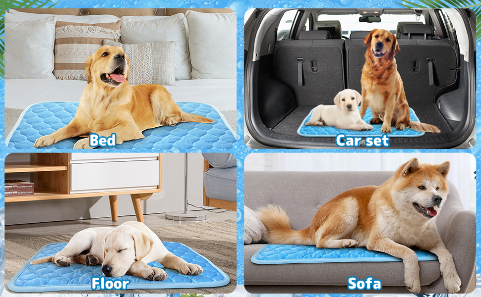 PAIGTEK Dog Cooling Mat Extra Large Thicken Self Cooling