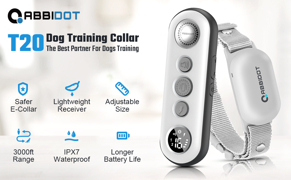 ABBIDOT Shock Collar for Small Medium Large Dogs (8120