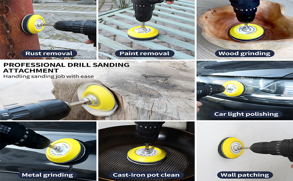 DRILL SANDING ATTACHMENT