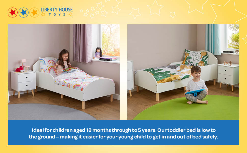 Toddler bed, bed for toddlers, first bed, bed for 5 year old, bed for 2 year old, bed for 3 year old