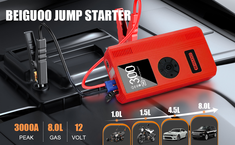 car jump starter with air compressor