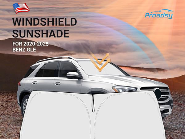 Amazon.com: Proadsy 2025 Upgrade Windshield Sun Shade Custom