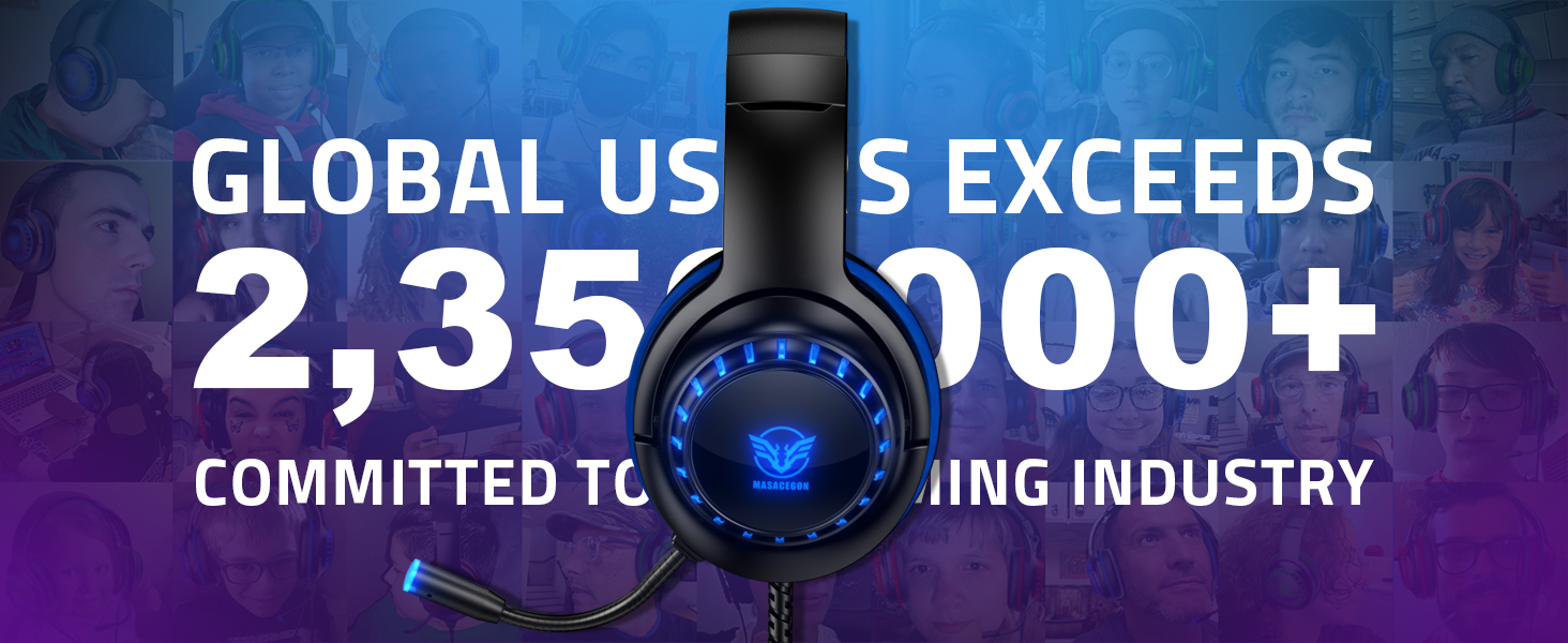 Gaming Headset with Microphone