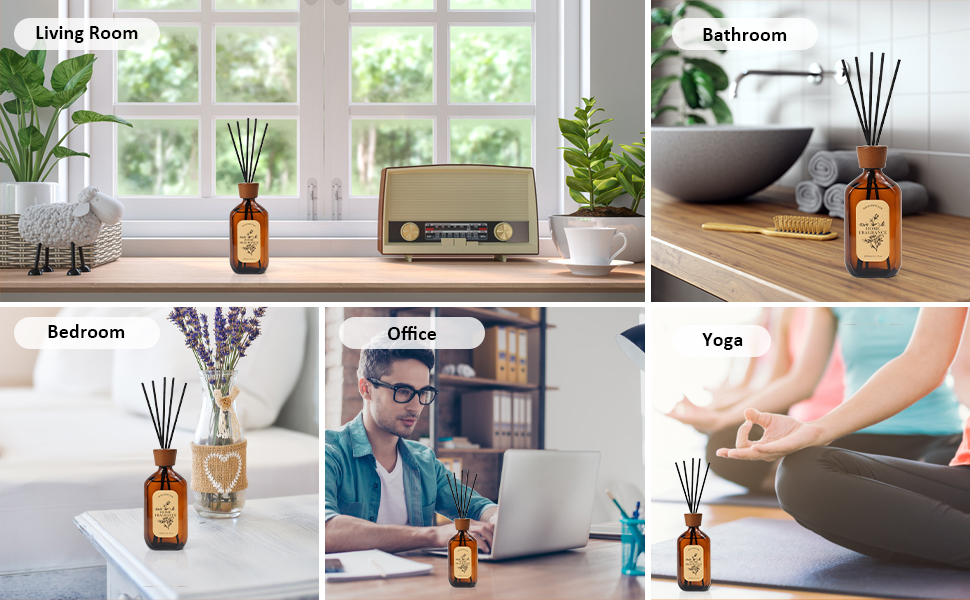 Reed Diffuser, Lavender & Vanilla Reed Diffuser Scented