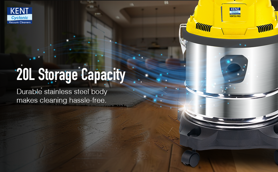 KENT Vortex Pro  Wet & Dry Vacuum Cleaner