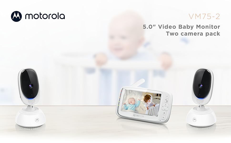 Motorola Baby Monitor VM75 Video Baby Monitor with 2