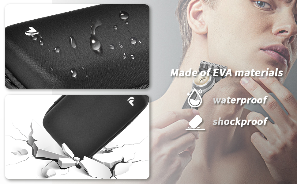 Travel Case Compatible with Gillette Heated Razor for Men