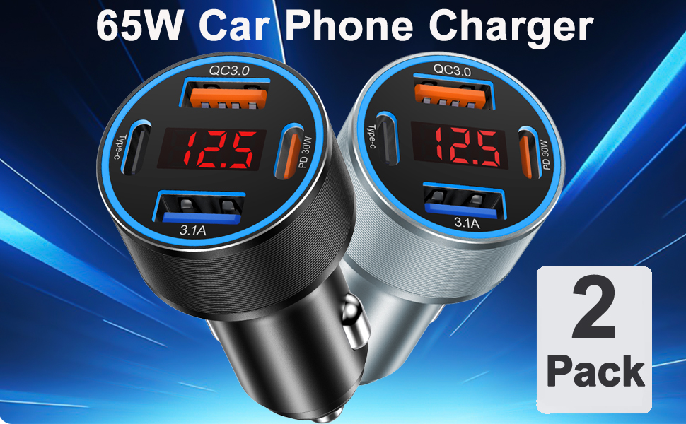 usb c car charger adapter