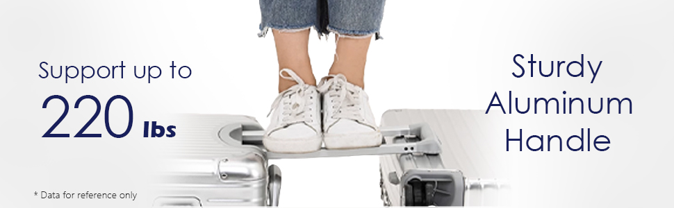 Luggage with Aluminum Handle