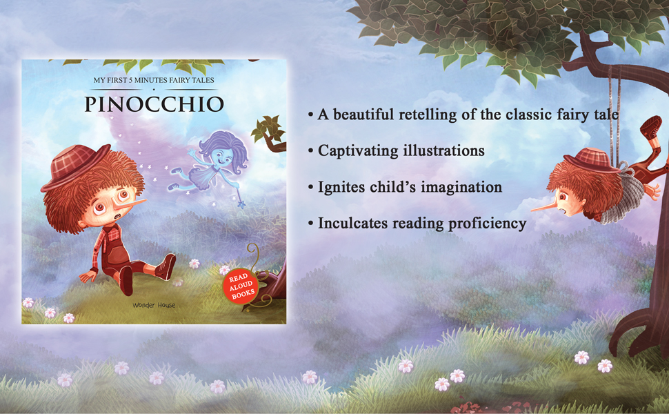 My First 5 Minutes Fairy Tales Pinocchio: Traditional Fairy Tales For Children 