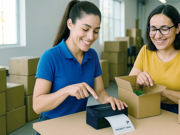 NULLTONEX Bluetooth Thermal Shipping Label Printer is suitable for use in warehouses