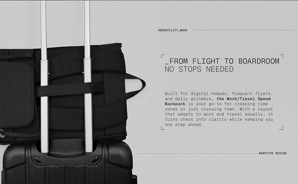 Travel backpack