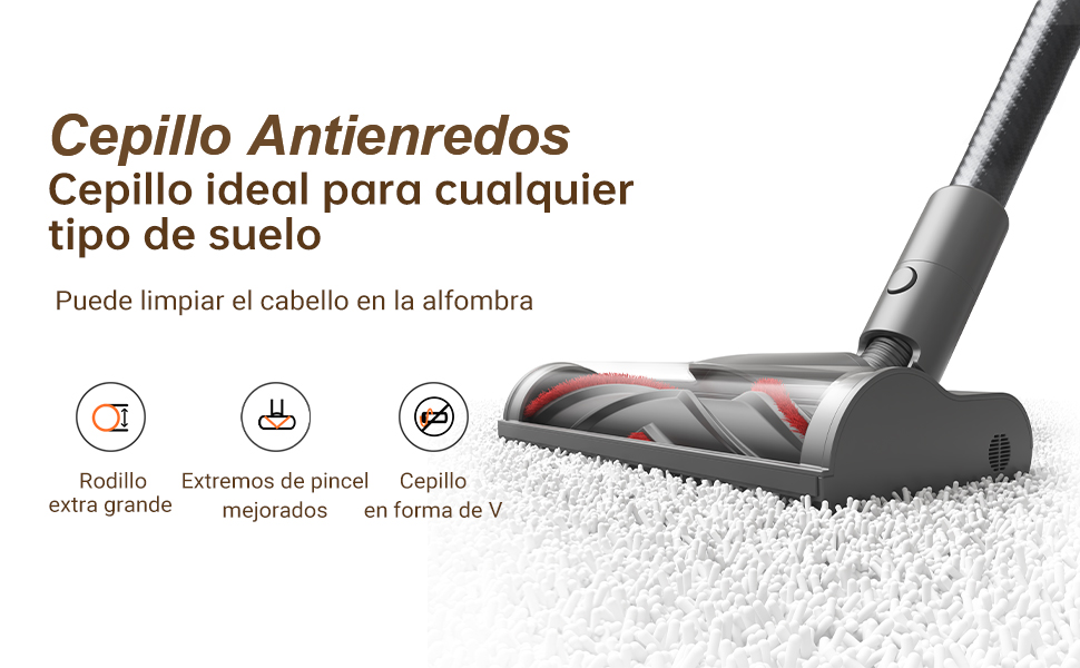 Dreame T30 Aspiradora Sin Cable, Potente Succión 27KPa, Larga ...