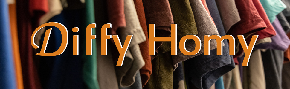 Diffy Homy Velvet Hangers Space Saving Clothes: Non-Slip Black Felt Hangers