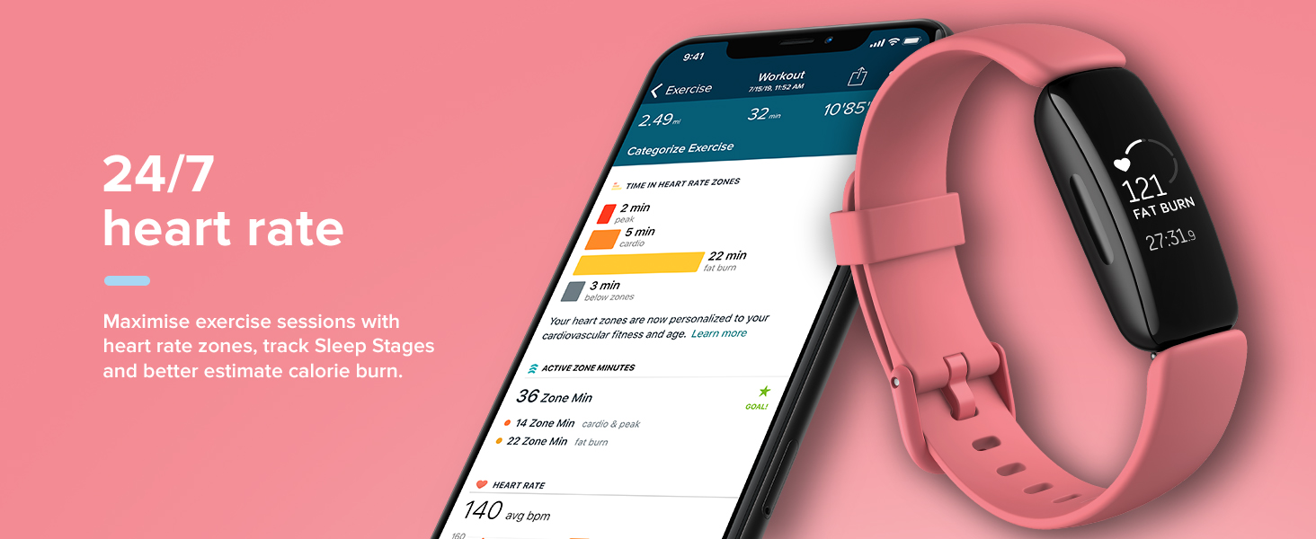 fitness trackers, fitness watch, heart rate monitor, activity tracker, Inspire hr, Fitbit Inspire