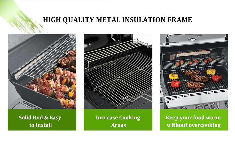 ProFire 65054 Warming Rack for Weber Genesis 300 Series, Genesis E320