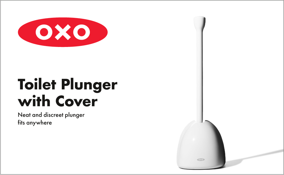  OXO Good Grips Toilet Plunger with Cover 