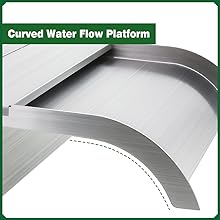 Curved Water Flow Platform