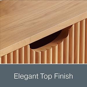 Low Profile Fluted TV Stand