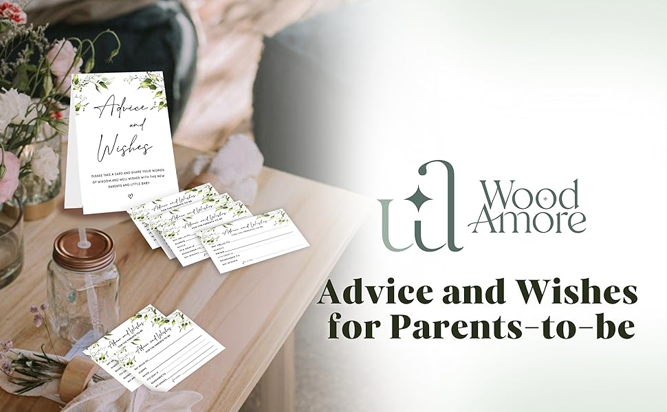 Advice and Wishes for Parents-to-be (Greenery) (Card only)