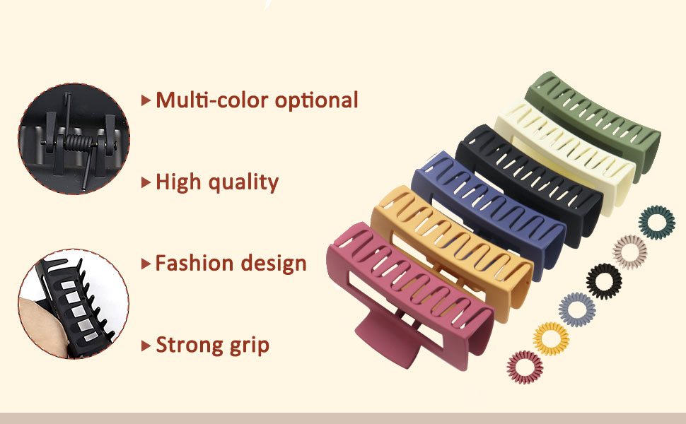 square claw clip