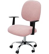 MIFXIN Computer Office Chair Cover Stretch Elastic Slipcover 2 Piece Stretchable Knitted Universa...