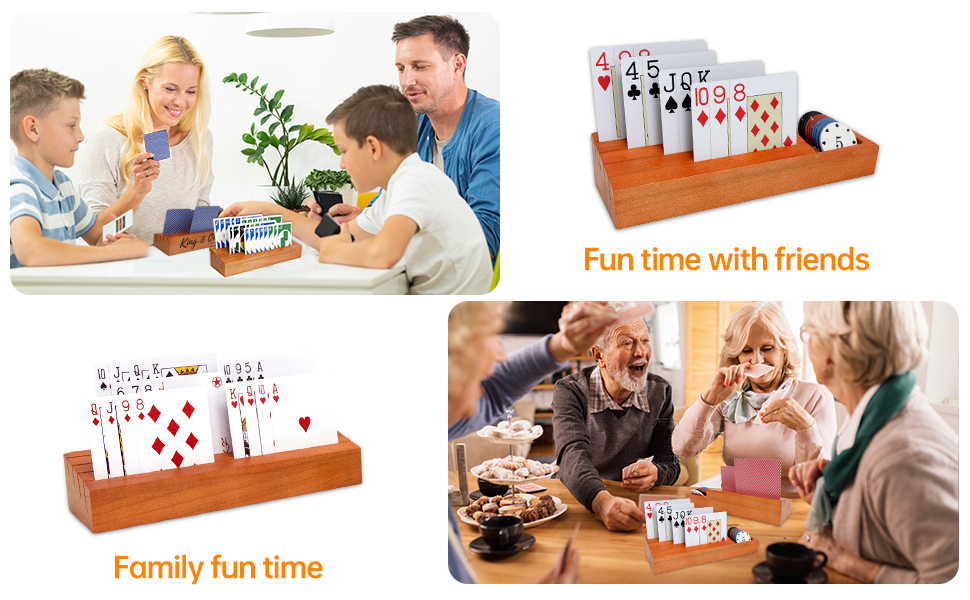 icnjdMopclean Card Holders for Playing Cards Set of 2