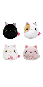(未使用･未開封品)　温泉ねこだんご 高さ7cm bt0tq1u 温泉ねこだんご｜三英貿易株式会社