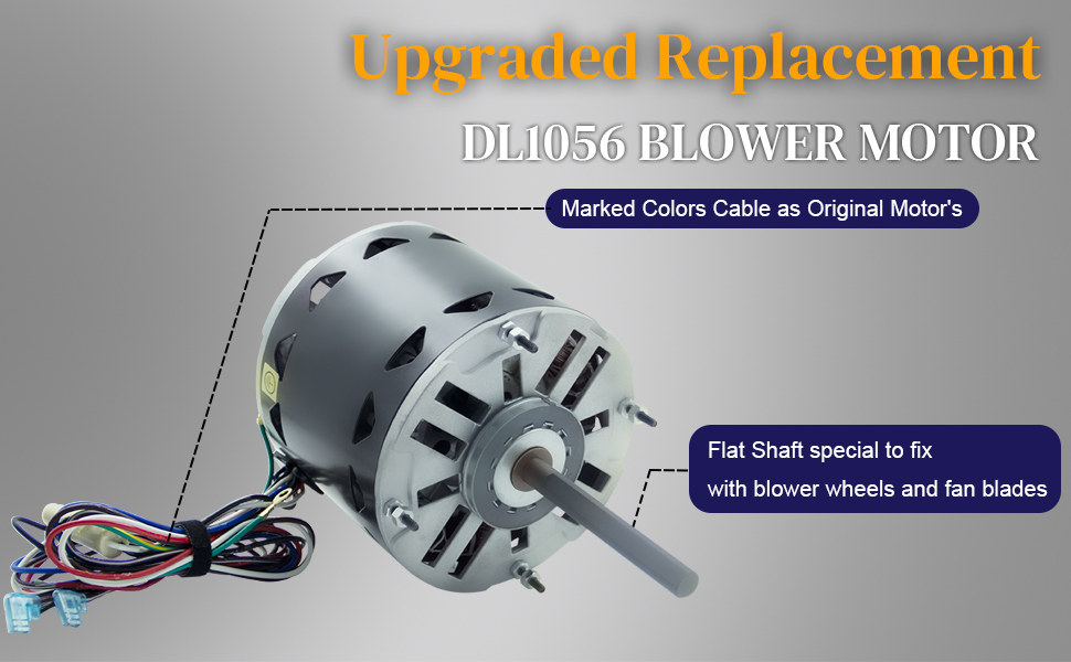 SEAHEE DL1056 Sleeve Bearing Direct Drive Blower Motor 1/2
