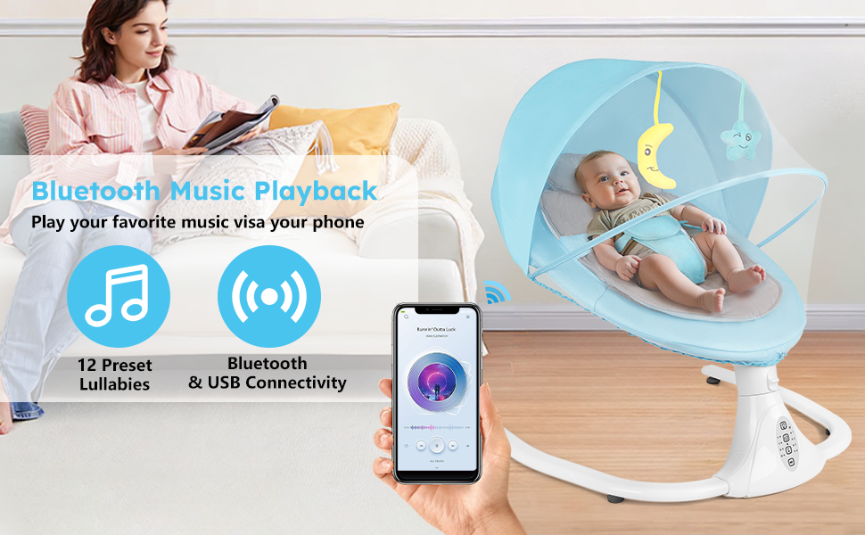 Electric Baby Swing Chair