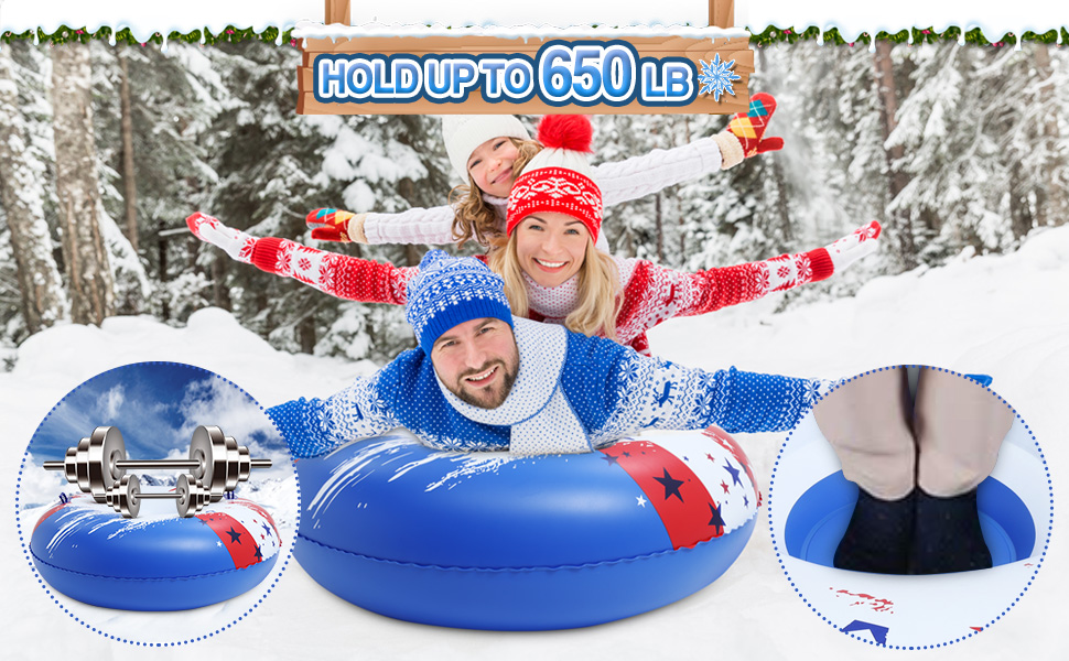inflatable snow tube