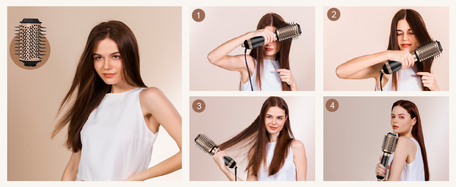 blowout brush hair dryer